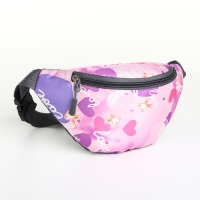 Сумка поясная детская на молнии, цвет розовый Сумка поясная детская на молнии, цвет розовый