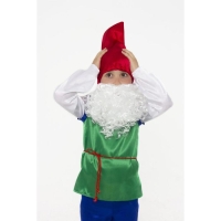 Карнавальный костюм &laquo;Гном&raquo;, текстиль, размер 26, рост 104 см