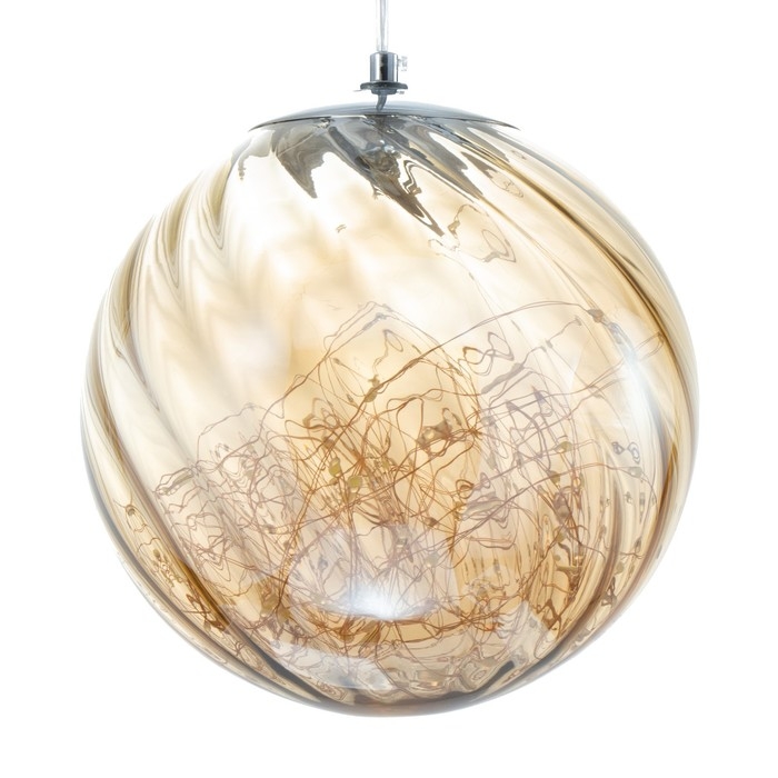 Светильник BayerLux Светильник BayerLux "Шар" LED 15Вт 6000К янтарное стекло 25х25х125см