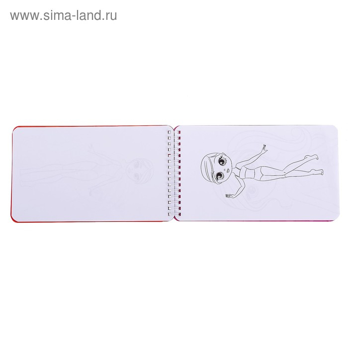 Альбом с наклейками и трафаретами «Модный стилист», 72 стр. Альбом с наклейками и трафаретами «Модный стилист», 72 стр.