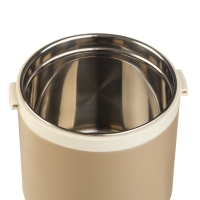 Термос для еды 3.6 л, сохраняет тепло до 8 ч, коричневый