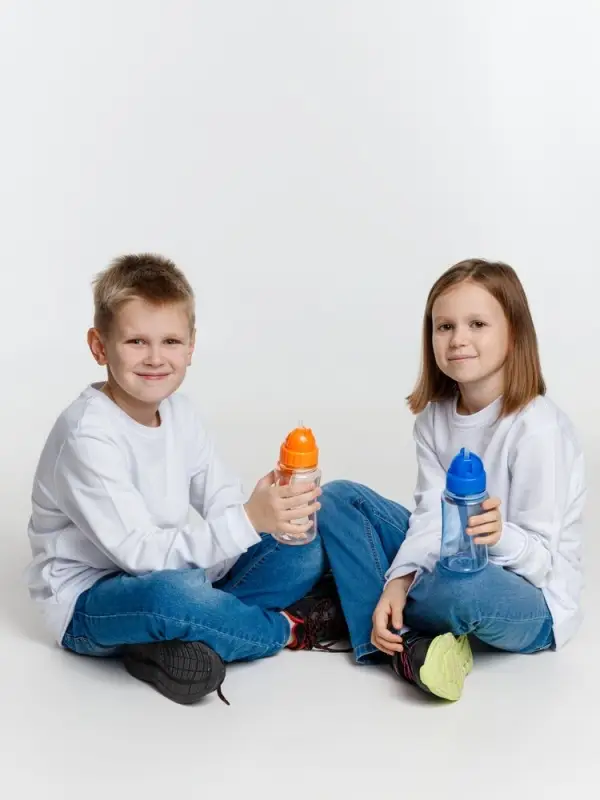 Детская бутылка для воды Nimble, оранжевая Детская бутылка для воды Nimble, оранжевая