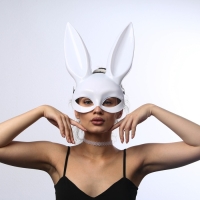 Маска кролика, чокер и резинки для волос &laquo;Будь хорошей заей&raquo;, набор