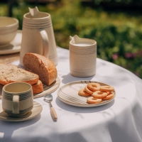 Тарелка керамическая SL Home &laquo;Райяс&raquo;, d=16,5 см, цвет бежевый