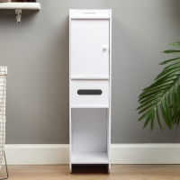 Пенал для ванной комнаты, напольный, 20 х 24 х 80 см, пластик