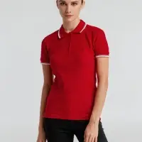 Рубашка поло женская Practice women 270 белая с темно-синим, размер XXL Рубашка поло женская Practice women 270 белая с темно-синим, размер XXL