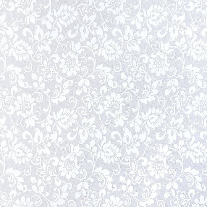 Плёнка самоклеящаяся «Орнамент», 45×200 см, цвет белый Плёнка самоклеящаяся «Орнамент», 45×200 см, цвет белый