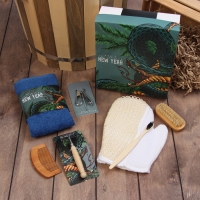 Набор подарочный "Змей" полотенце и акс (7 предм)