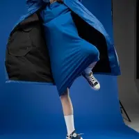 Платье D2, синее, размер M/L