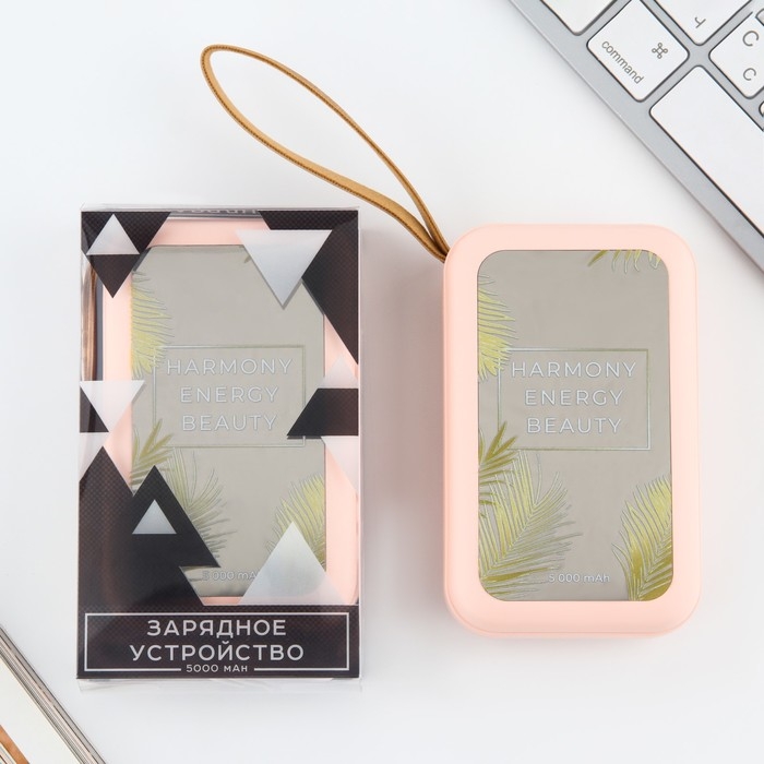 Зарядное устройство &laquo;Harmony&raquo;, 5000мА, мод. PB-02, 10,4 х 6,4 см