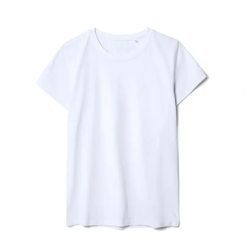 Футболка женская T-bolka Stretch Lady, белая (холодный оттенок), размер S