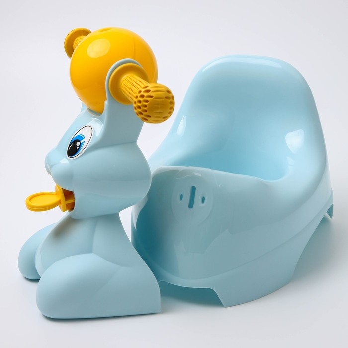 Горшок детский в форме игрушки &laquo;Зайчик Lapsi&raquo;, цвет голубой