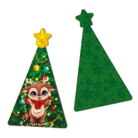 Новогодняя настольная игра &laquo;Новый год! Мемори ёлочки&raquo;