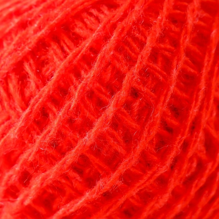 Пряжа "Акрил" 100% акрил, 100м/40&plusmn;5 гр (Алый)