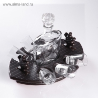 Мини-бар "Фрегат" без декора, 7 предметов, 500/50 мл Мини-бар "Фрегат" без декора, 7 предметов, 500/50 мл