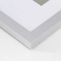 Фоторамка МДФ "Ellis" 21x30 см, с паспарту, серебро