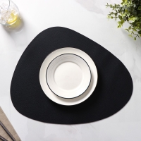 Набор салфеток сервировочных на стол Magistro &laquo;Тэм&raquo;, 44&times;35 см, 4 шт, цвет чёрный