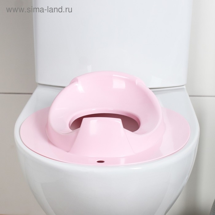 Детская накладка - сиденье на унитаз &laquo;Бамбино&raquo;, цвет розовый