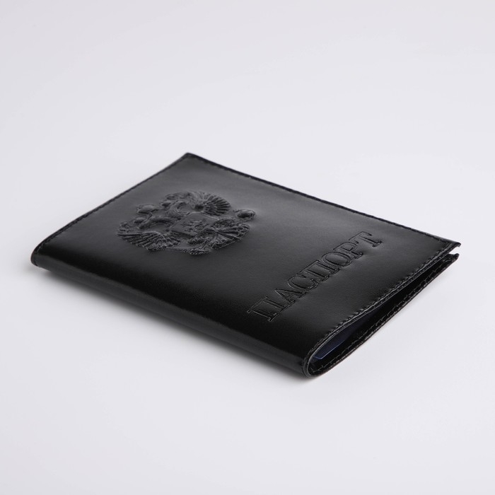 Обложка для паспорта, цвет чёрный Обложка для паспорта, цвет чёрный