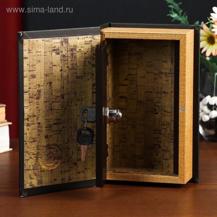 Сейф шкатулка книга "История моего успеха" тиснение 21х13х5 см