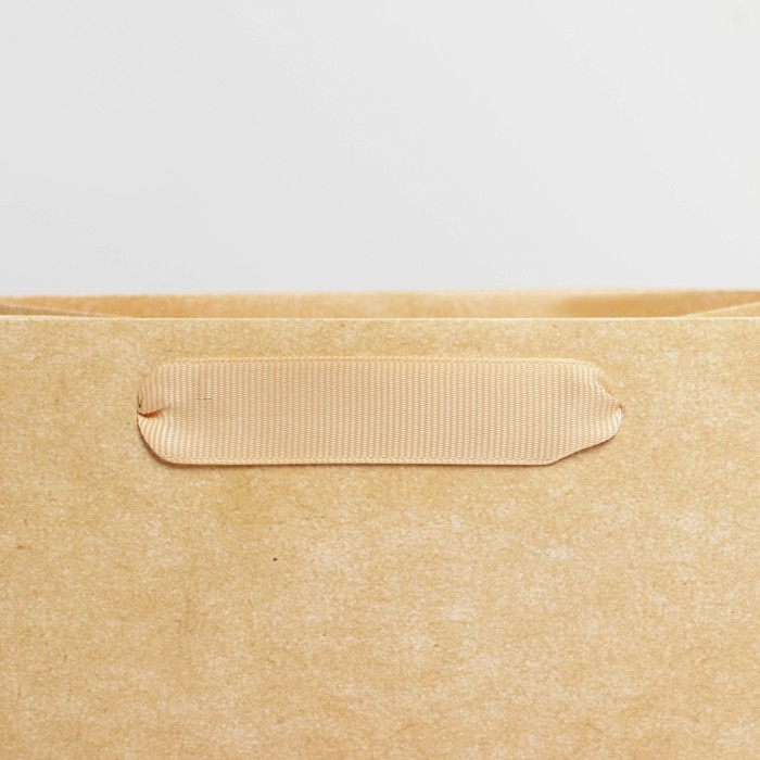 Пакет подарочный ламинированный, упаковка, &laquo;Крафтовый&raquo;, ML 23 х 27 х 11.5 см