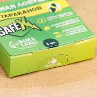 Борные ловушки от тараканов "SAFEX", 6 шт Борные ловушки от тараканов "SAFEX", 6 шт