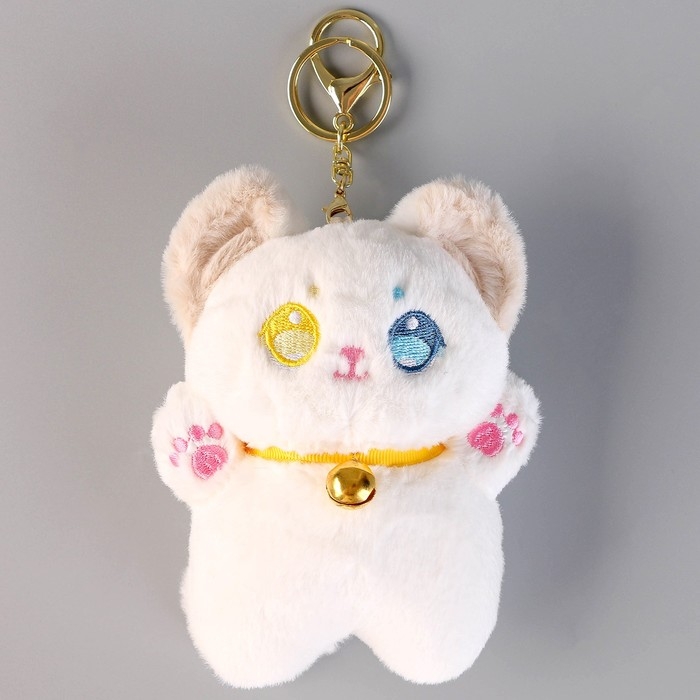 Мягкая игрушка &laquo;Котик&raquo;, 12 см, цвет белый