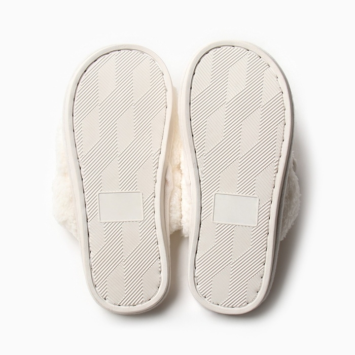 Тапочки женские размер 36-37, цвет молочный