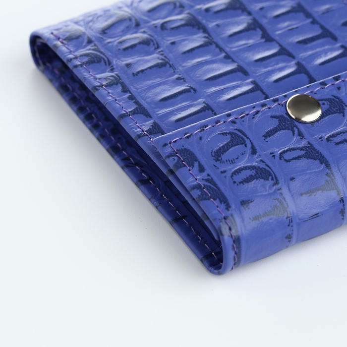 Кошелёк женский на кнопке, TEXTURA, цвет лиловый Кошелёк женский на кнопке, TEXTURA, цвет лиловый