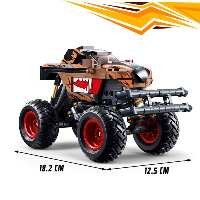 Конструктор внедорожник &laquo;Бигфут&raquo; Sluban Механо, инерционный, 269 деталей, 6+