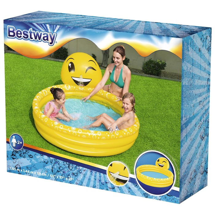 Бассейн надувной детский &laquo;Эмоции&raquo;, 165 х 144 х 69 см, 53081 Bestway