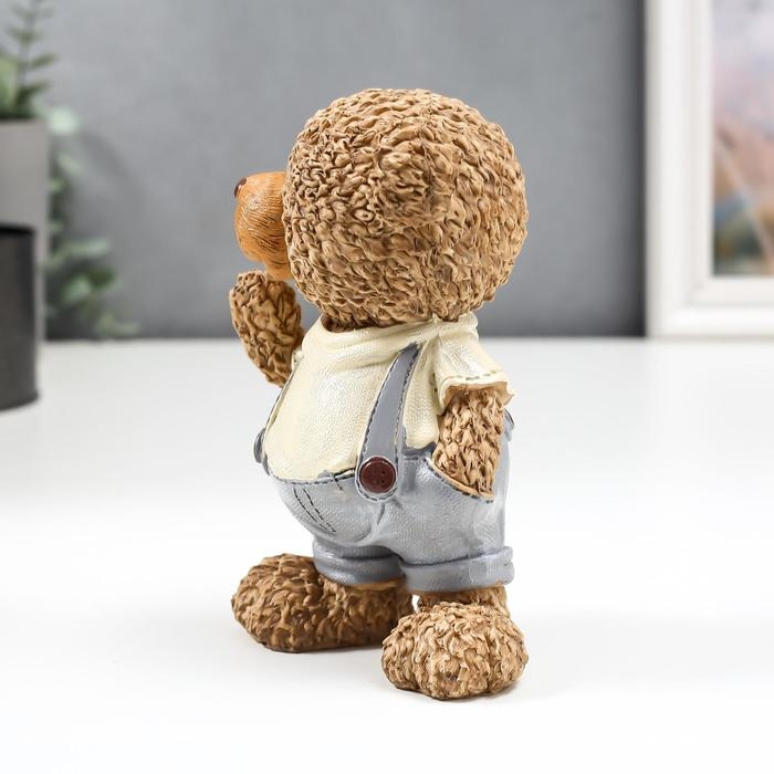 Сувенир полистоун "Милый мишка" МИКС 15х9,5х6,5 см