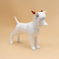 Новый год. Шапка для животных "Рожки", размер S(ОМ 15 см, длина 15 см)