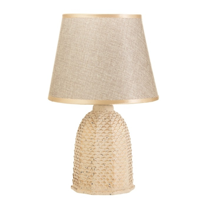 Настольная лампа Настольная лампа "Арабика" E27 40Вт бежевый 20х20х33 см RISALUX