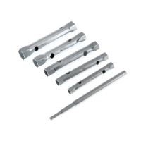 Набор ключей-трубок торцевых Sparta, 6 шт, 8 х 17 мм, вороток, оцинкованные Набор ключей-трубок торцевых Sparta, 6 шт, 8 х 17 мм, вороток, оцинкованные