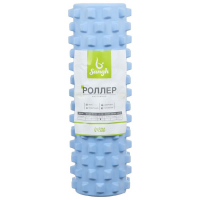 Ролик массажный Sangh, 45х15 см, цвет синий