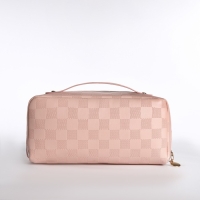 Косметичка-сумка на молнии, цвет розовый