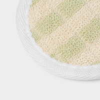 Мочалка для тела детская натуральная Доляна, с резинкой, 11,5&times;8 см, цвет МИКС