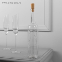 Гирлянда &laquo;Нить&raquo; 1 м роса с пробкой, IP20, серебристая нить, 10 LED, батарейки LR44х3 (в комплекте), свечение красное