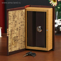 Сейф-книга дерево кожзам "Деньги любят счёт" 17х11х5 см