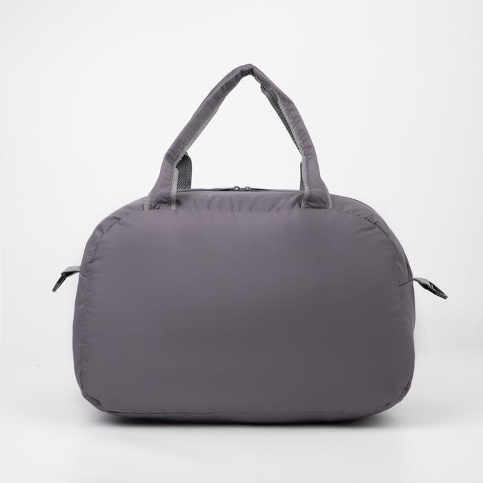 Сумка спортивная женская на молнии, наружный карман, длинный ремень, средний размер, цвет серый Сумка спортивная женская на молнии, наружный карман, длинный ремень, средний размер, цвет серый