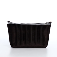 Косметичка на молнии, цвет коричневый Косметичка на молнии, цвет коричневый