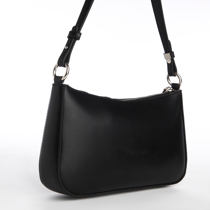 Сумка женская TEXTURA, маленький размер, цвет чёрный Сумка женская TEXTURA, маленький размер, цвет чёрный