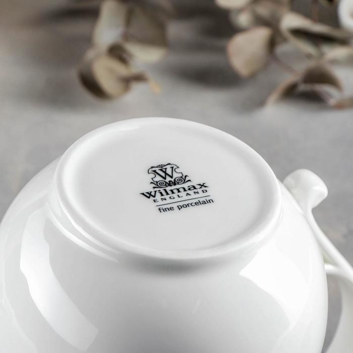 Кувшин фарфоровый Wilmax, 1,6 л, цвет белый