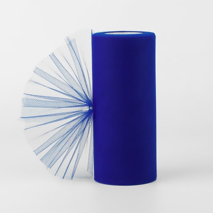 Фатин, 15 см, 11 ± 1 г/кв.м, 23 ± 1 м, цвет тёмно-синий №26 Фатин, 15 см, 11 ± 1 г/кв.м, 23 ± 1 м, цвет тёмно-синий №26