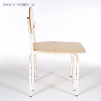 Стул детский регулируемый Яшка гр.1-3, Кремовый белый