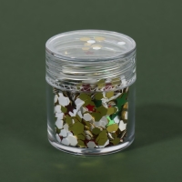 Новый год! Пайетки для декора, &laquo;New Year&raquo;, цвет золотистый/красный/серебристый