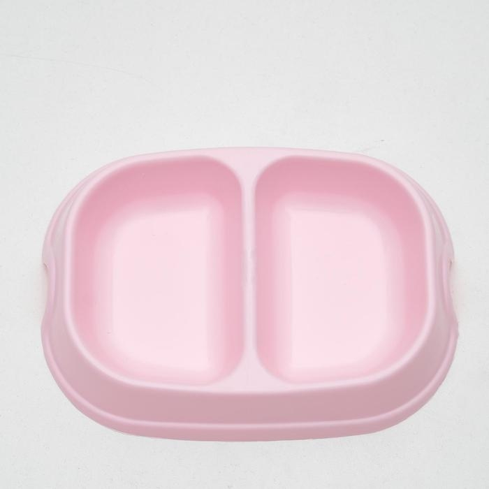 Миска 2 х 200 мл, розовая Миска 2 х 200 мл, розовая