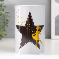 Копилка металл "Звёздный ангел" МИКС 8х8х12,5 см