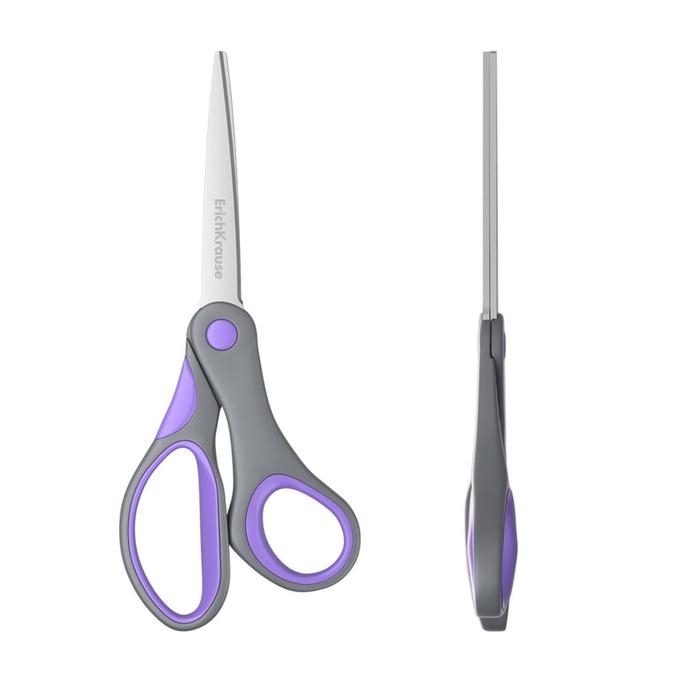 Ножницы ErichKrause Comfort, 15 см, ручки с противоскользящими резиновыми вставками, МИКС Ножницы ErichKrause Comfort, 15 см, ручки с противоскользящими резиновыми вставками, МИКС